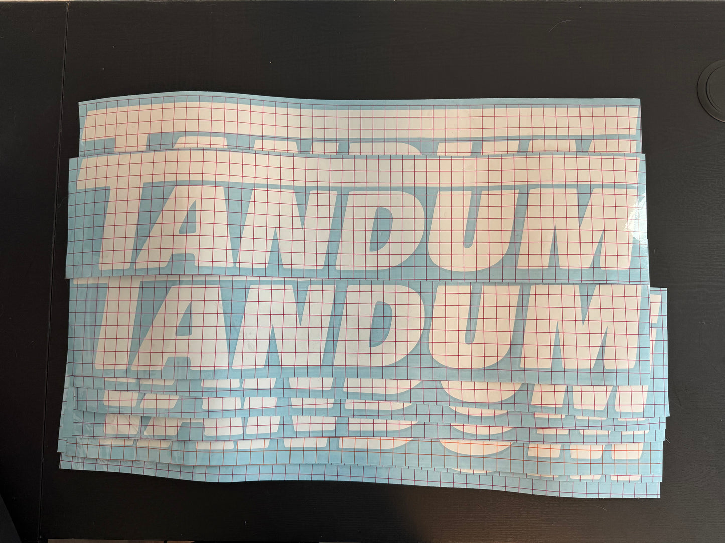 Tandum Logo Windshield Banner 26inx5
