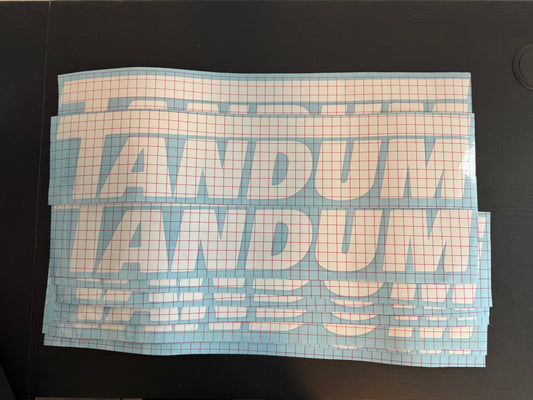 Tandum Logo Windshield Banner 26inx5